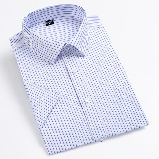 Goldlion Men's Short à manches à manches 2025 Été Business d'âge moyen Casual polyvalent confortable et respirant Coton Professionnel DX6624 38