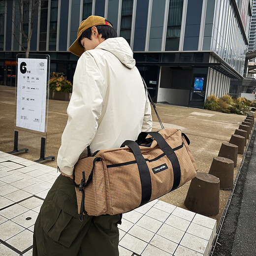 New short-distance travel bag for women lightweight hand luggage wet and dry sports gym bag for men large capacity training bag khaki