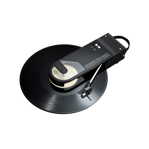 Железный треугольник AT-SB727 Bluetooth Wireless Portable Turntable Player Виниловый игрок ретро-проигрыватель Gramophone Black [Holiday Gift]