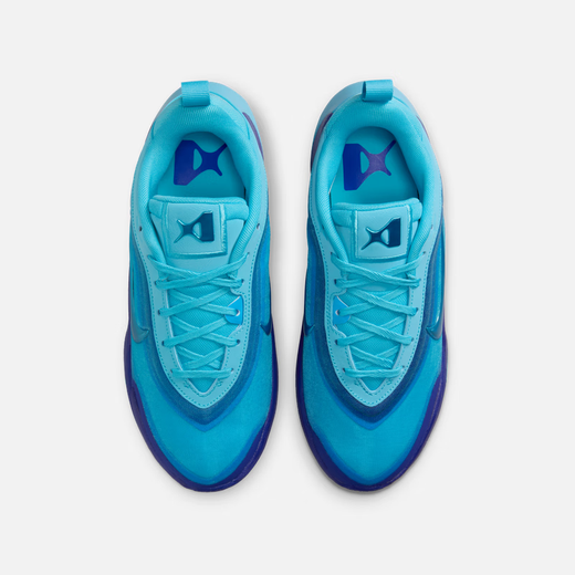 Nike (Nike) Jungen und Mädchen Aja Wilson große Kinder praktische Basketballschuhe Sommer atmungsaktives Mesh HF7001 400 Angry Blue/Leuchtend Blau/Rennen Blau/Clear Blue 32