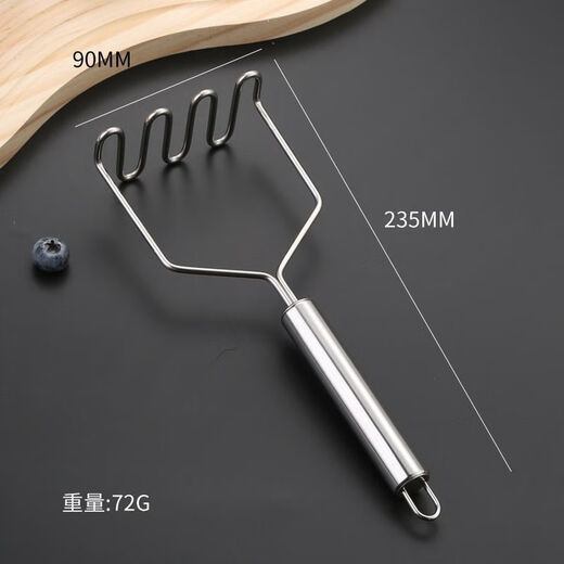 Ye Yu stainless steel potato masher kitchen gadgets food masher manual press kitchen gadgets new wave type #upgraded extra thick and more durable food grade #stainless steel material