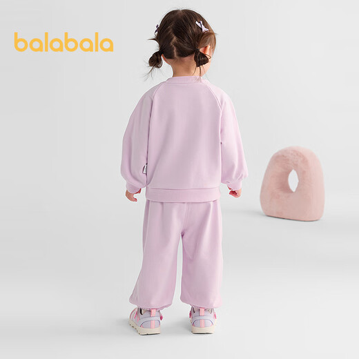 巴拉巴拉童装儿童长袖套装男童女童两件套宝宝秋装2025卡通萌209325104202
