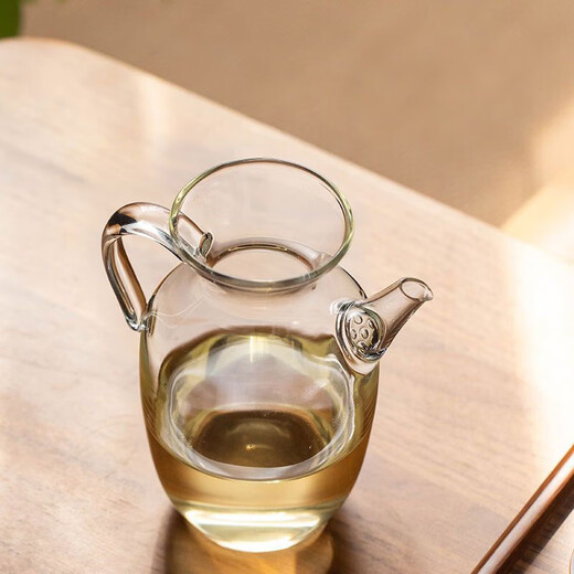 Household thickened teapot imitation Song Dynasty teapot heat-resistant high-temperature glass simple handmade new style
