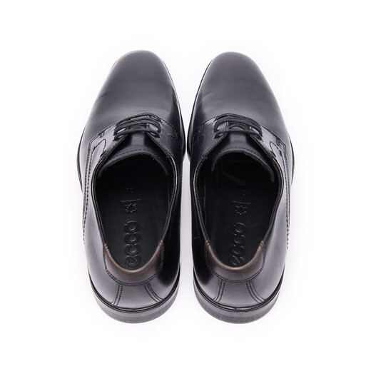 ECCO Men's Business Leather Shoes Men's Shoes Simple Formal Leather Shoes Men's Glossy Leather Shoes Derby Shoes 621634 42