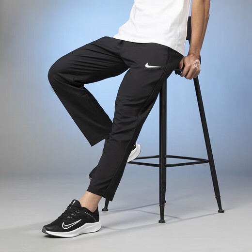 Nike (Nike) Net Sportshose Herrenhosen Frühling neue lässige Hosen gewebt atmungsaktiven losen geraden Hosen Hosen DM6627-010 Schwarz S