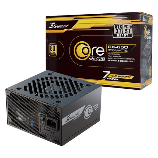 Haiyun Haiyun Netzteil CORE ATX3 Goldmedaille Vollmodul Host Desktop-Computer Netzteil CORE GX650W Goldmedaille Vollmodul ATX3