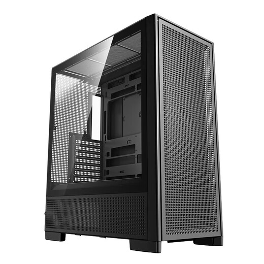 Patriot Fuyao Baili boîtier d'ordinateur de bureau ATX grande carte 360 ​​refroidissement par maille refroidie à l'eau boîtier hôte de bureau de jeu e-sports Fuyao Baili noir/3 ventilateurs pré-installés