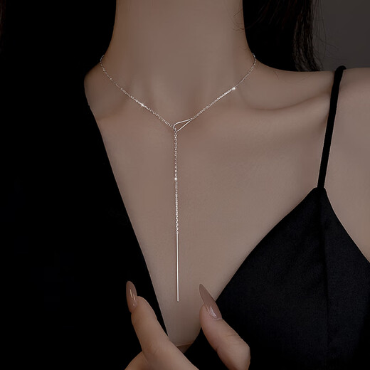 Laomiao 925 Collier en argent sterling pour femmes 2025 Nouveaux accessoires de niche de luxe légers