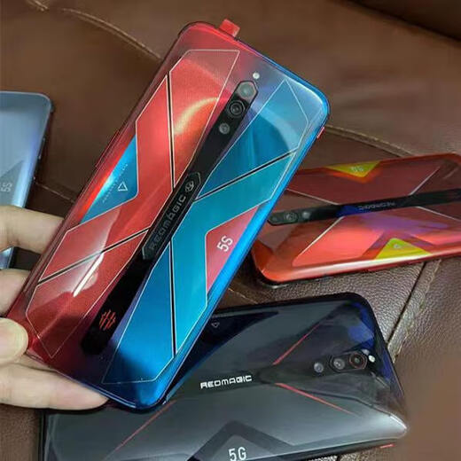 Nubia Red Devil Red Devil 5S Red Devil 5G with fan shoulder key nx659j Red Devil e-sports game mobile phone Frozen Silver Wings 12+256GB