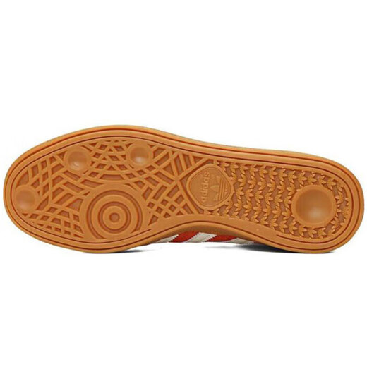 Adidas chaussures d'entraînement moral chaussures à bout en T trèfle chaussures pour hommes chaussures pour femmes 2025 automne et hiver nouvelles chaussures de sport de HANDBALL baskets IG6191 rouge brique/blanc cassé 36