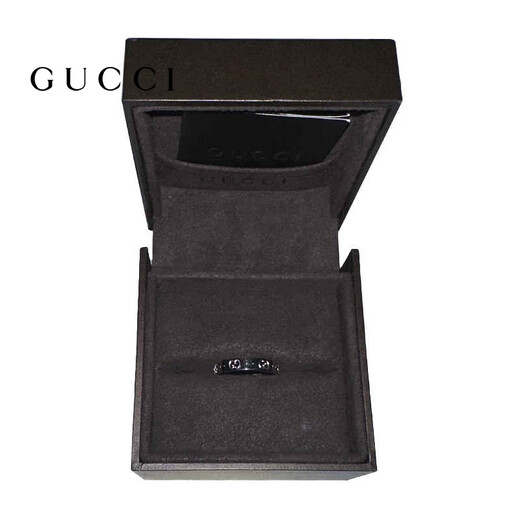 Gucci (GUCCI) New Season Light Luxury Women's Ring Black One Size