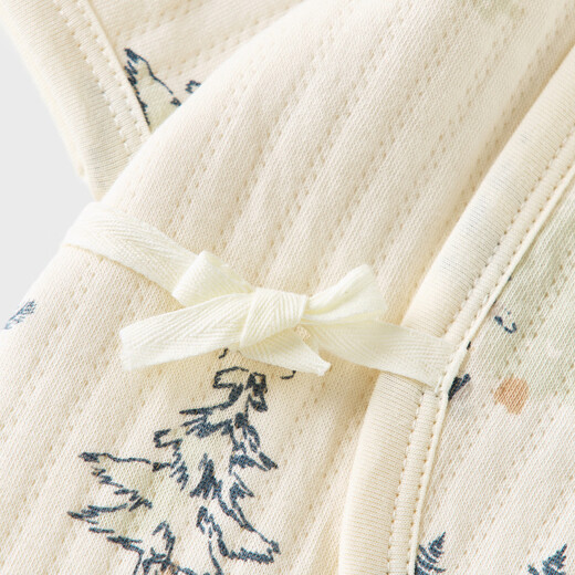 Tongtai (TONGTAI) baby butterfly clothing autumn and winter 0-6 months baby one-piece bodysuit TS43J184-DS blue 59cm