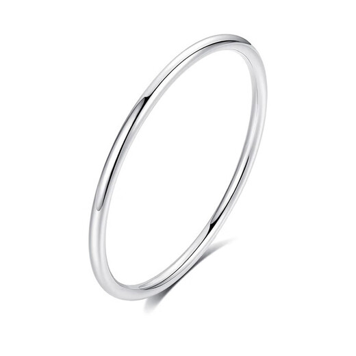 Fudianfeng platinum bracelet for women pt950 pure platinum solid platinum bracelet smooth plain ring round bracelet customized ring number 50-64 optional 100 grams shipped in 7-10 days