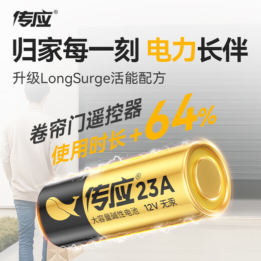 Chuanying Nanfu 23A12V battery 5 pieces, IoT high-voltage alkaline battery, suitable for car door remote control, electronic dictionary, watch, blood glucose meter, oximeter remote control, etc. 23a