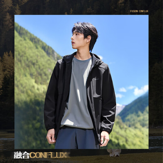 361 Jacket Men's Autumn and Winter New Three-proof Plus Velvet Sports and Casual Jacket Windbreaker Fleece Jacket 652544605D-3