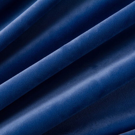 LUOLAI Luolai produces 2025 new thickened and warm baby velvet four-piece set, Klein blue bed sheet style, 1.5m four-piece set