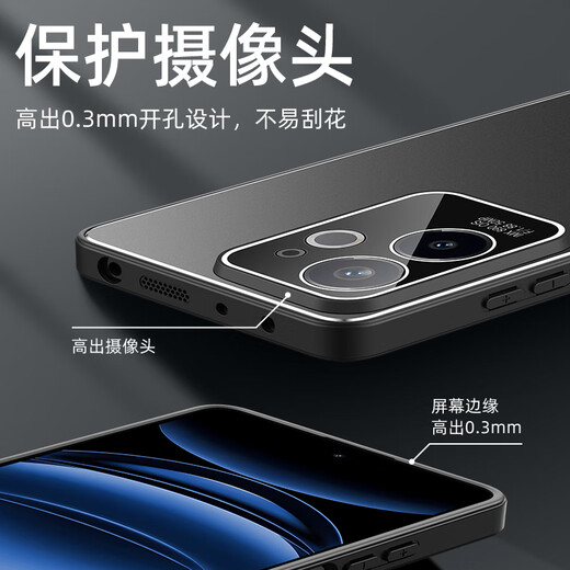 NOUVEAU REALME GT6 MOBILLE CASE de téléphone mobile Nouveau Realme GT6 Metal Matte Protective Case avec film Lens Film haut de gamme Sense Sense Mentide Rotary Rotary pour hommes et Gray Silver Grey] Gold Shield Matte Sheld Matte Royaume GT6 MODE REALME MODARY AMPRIDÉ ALL