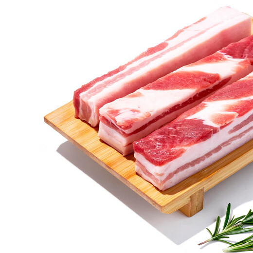 180 Days White Pig Family Pack Chilled Fresh Pork Belly with Skin 1kg