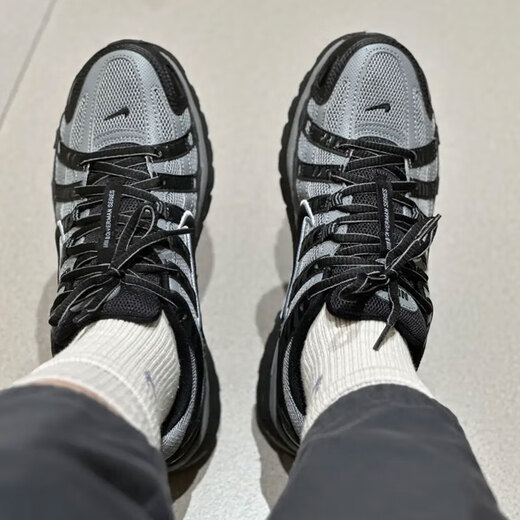 Nike (Nike) Chaussures décontractées Chaussures masculines 2025 Summer New Sports Chaussures P-6000 Daddy Chaussures Chaussures de course Absorbing If6199-003 Black Grey 39