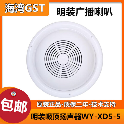Gulf surface-mounted speaker WY-XD5-5 ceiling-mounted fire broadcasting Gulf surface-mounted speaker indoor audio WY-XD5-5 Gulf surface-mounted broadcasting