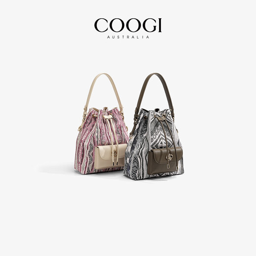 Bolsas para mujeres de Coogi y estilo femenino 2025 Light Luxury Bucket Bag Bag Chino Valentín Regalo de cumpleaños para novia y esposa