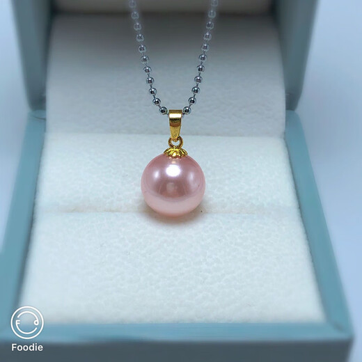 Mu silk pearl pendant 11-12-14-16-17mm mother-of-pearl 925 silver round silver plated clavicle chain for women white.& 9-10.m.m