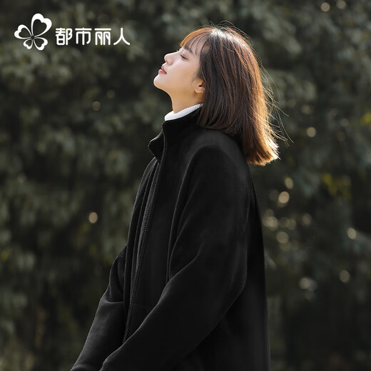 Urban Beauty Polar Fleece Jacket Women's Autumn 2025 New Double-sided Velvet Warm Inner Jacket Liner Oriental Fleece Versatile