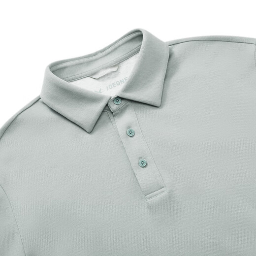 Jiumuwang Men's POLO Shirt Men's Shopping Mall Same Style Autumn and Winter Soft, Comfortable, Simple and Versatile Long Sleeve POLO Shirt Men's