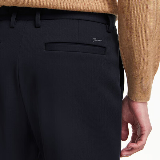 Jiumuwang men's trousers, autumn and winter trousers for young and middle-aged people, warm and velvet, cold-proof, comfortable and high-elastic trousers for men