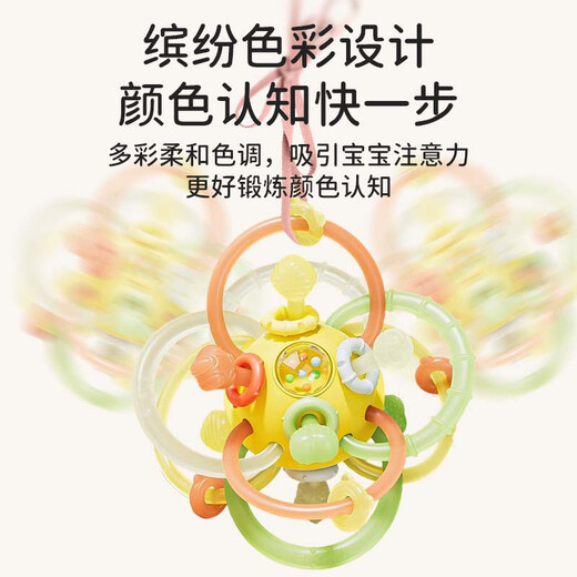 Paul's soothing teether oral 3-6 month baby Manhattan hand ball baby can chew teether rattle toy
