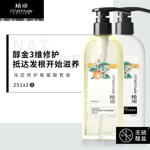 Plant Repair Shampoo + Conditioner Repair Set Hydrating Care Shampoo 251g + Repair Conditioner 251g