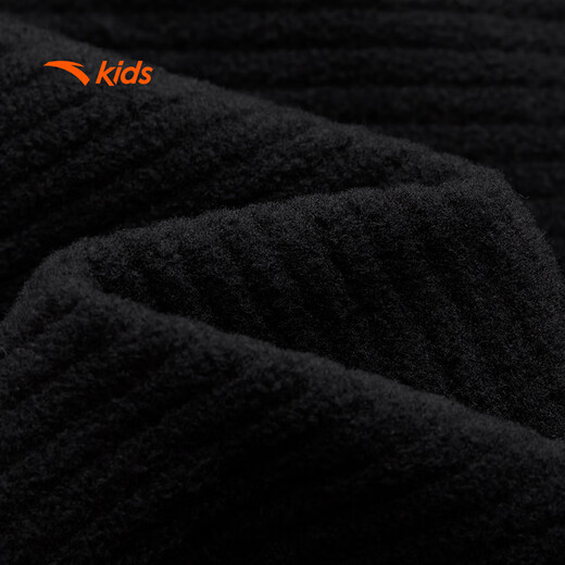 Anta children's knitted long-sleeved shirt for boys and girls, comfortable and skin-friendly, plus velvet bottoming long-sleeved shirt for both small and large children TA72546402