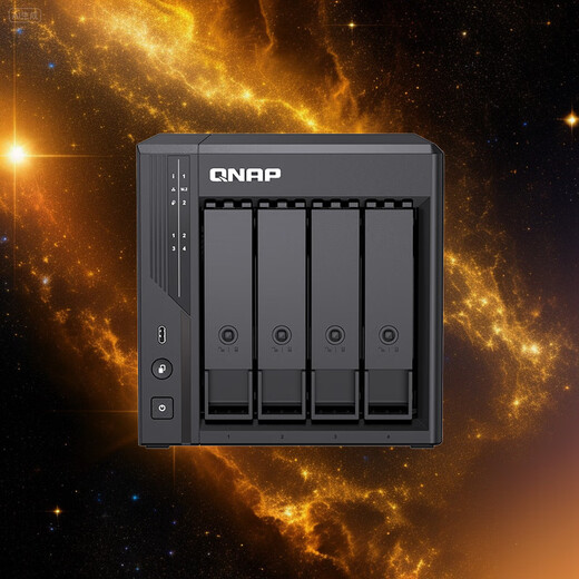 威联通（QNAP）Qu405企业级家庭存储 N355 16G内存 64T容量四盘位网络存储NAS私有云 AI相册手机备份 网盘服务器