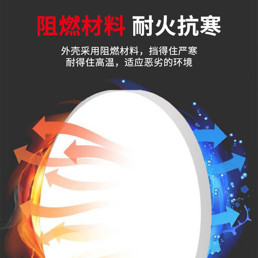 Gongtai LED three-proof ceiling light waterproof and mosquito-proof bathroom balcony corridor bedroom light 42W white light