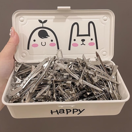 Hair root fluffy clip, side bangs positioning clip, makeup styling clip, headwear hair clip, high skull artifact duckbill clip, large + medium + small, 6 pcs each (18 pcs in total)