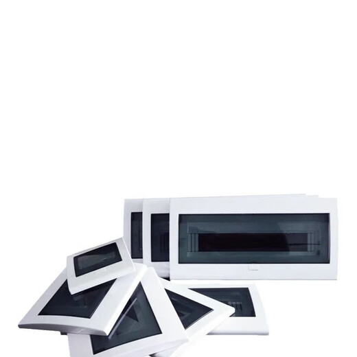 Strong electric box cover Guangdong type button 6/13/18/20-position household fashion distribution box panel electric box cover 19-22 loop cover hole spacing 415