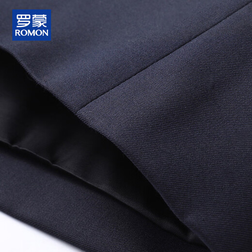 ROMON light luxury wool mulberry silk executive jacket men's autumn and winter wool coat young and middle-aged casual woolen coat men's thick