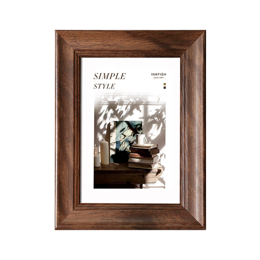 Cuttlefish photo frame 6 inches retro American style table hanging photo frame photo frame framed photo wall New Year gift