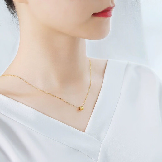 KZD old phoenix non-fading small waist necklace women's light luxury niche ins style sweater chain clavicle chain titanium steel color preserving non-fading waist gold o chain