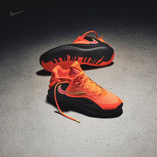 Nike Antetokounmpo Men's Basketball Shoes Spring Anti-torsion Sports Grip NIKE FREAK 7 HF3451 800 Dutch Orange/Transparent Pink/Light Lemon Yellow/Black 43