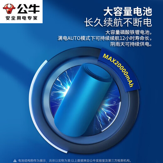 BULL solar street light outdoor yard light waterproof and anti-collision intelligent light control MG-C300B-AE luminous flux 850lm