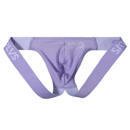 Zi Jiafu Men's Sexy Waistless Men's T-Pants Breathable and Sexy Low-waisted Double Buttocks-Revealing T-Pants Pink/Pink M