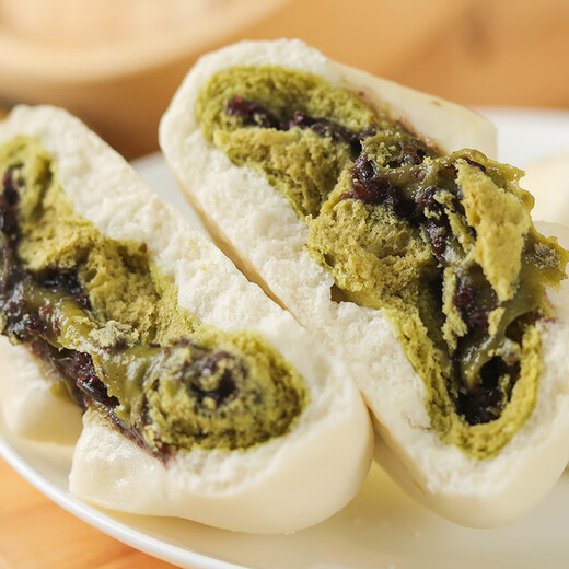 New Chinese pastry Matcha glutinous rice bag 200g