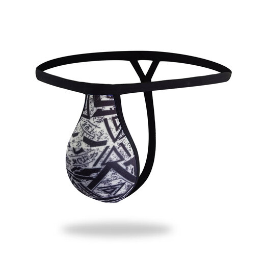 Sexy men's thong, men's T-string underwear, men's underwear with cup, large swimming trunks, pads, crotch protection, naked sleeping artifact 01 style - sexy and interesting underwear, one size fits all, recommended 130-170 Jin Jin equals 0.5 kg