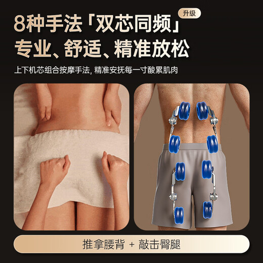 AUX 2025 New Massage Chair LH15A Home Full Body Space Capsule Zero Gravity Multi-Function Smart Electric Massage Sofa Chair Birthday Gift for Mom and Dad for Parents' Day Upgraded to High-End Exclusive/White + 4D Dual Movement + Model LH36L