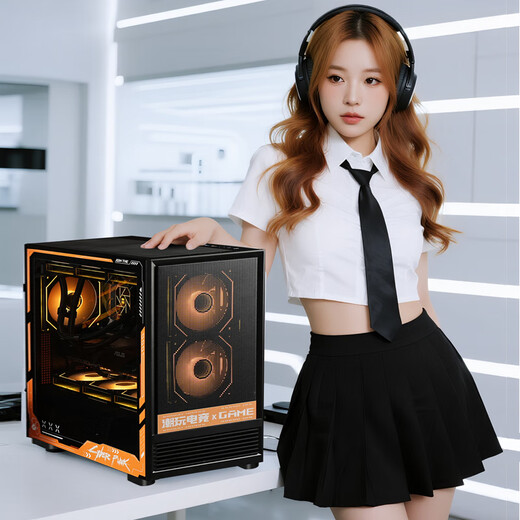 ASUS intel Core i5 14600KF/245KF/RTX5060Ti Delta CSGO Fearless Contract high-end gaming desktop assembly computer host DIY assembly machine RTX5060+512G+15th generation 230F | 2 single host