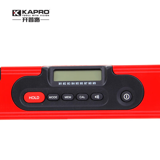 KAPRO Israel KAPRO Cape Road digital display level high-precision level heavy-duty with tape bag 985D-60cm (comes with waterproof bag and battery) 0.5mm/m The actual product shall prevail 0-120 Aluminum alloy