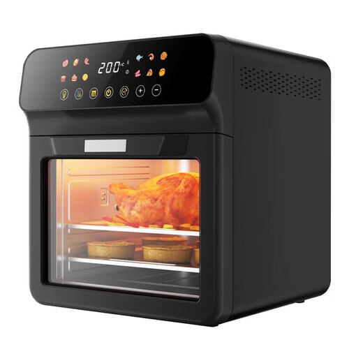 
Rongshida Air Fryer Household Oven All-in-One Practical Large Capacity Intelligent Flip-Free Multifunctional 2025 New 10L Elegant White 10L [1700W] Large Viewing Window/Smart Touch Control