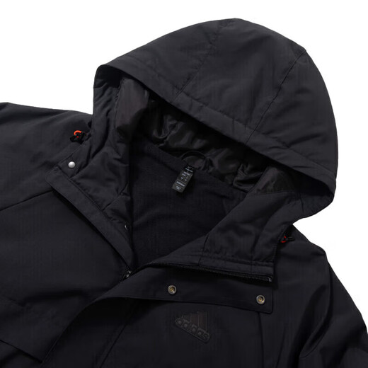 Adidas men's winter thickened woven sports trendy casual comfortable jacket JI8680 black XL