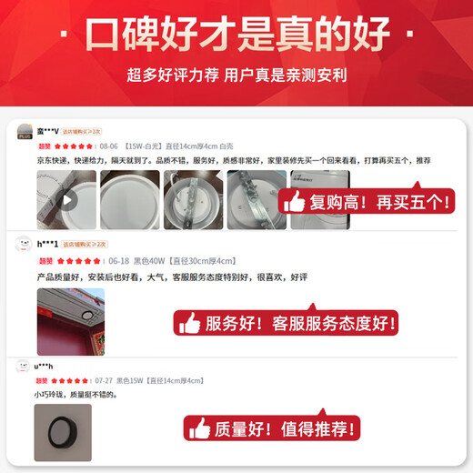 Biuyum ultra-thin surface-mounted downlight, round LED small ceiling installation, ceiling light, aisle light, entrance corridor, entrance ceiling spotlight, white-30W-white light